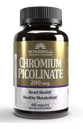 WHP WINDMILL Picolinato de Cromo 500mg 60tabs