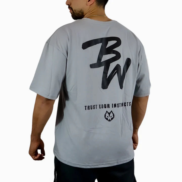 BADWOLF Oversized BW Silver