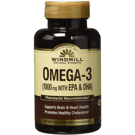 WHP OMEGA 3 1000 MG 60 CAPS windmill