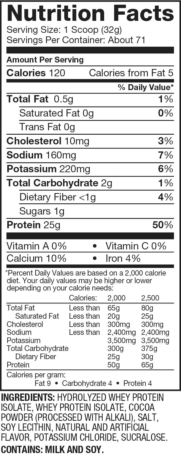 ISO 100 - 5 lbs